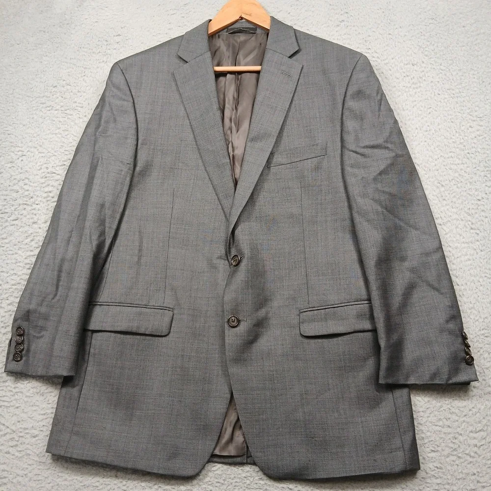 Lauren Ralph Lauren Sport‎ Coat Men's 44R Gray Wool Blazer Jacket